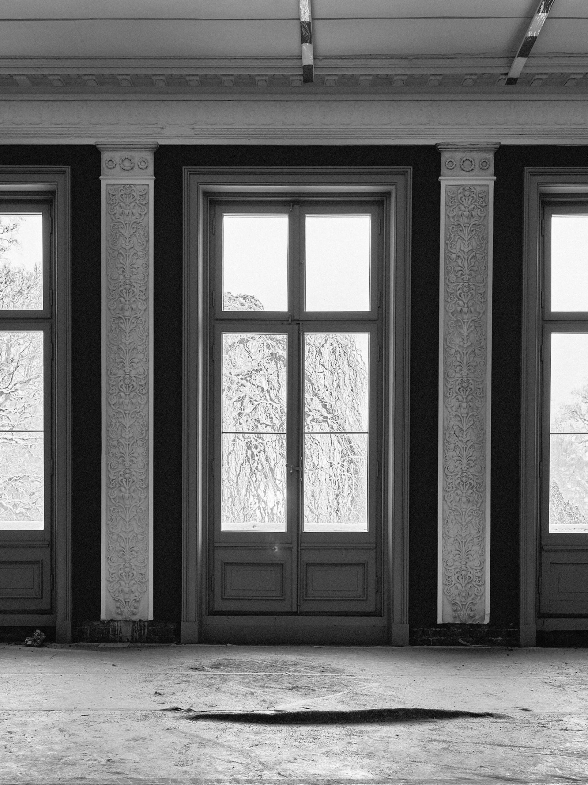 Innenansicht des sich in der Sanierung befindenden Katharinenhofs